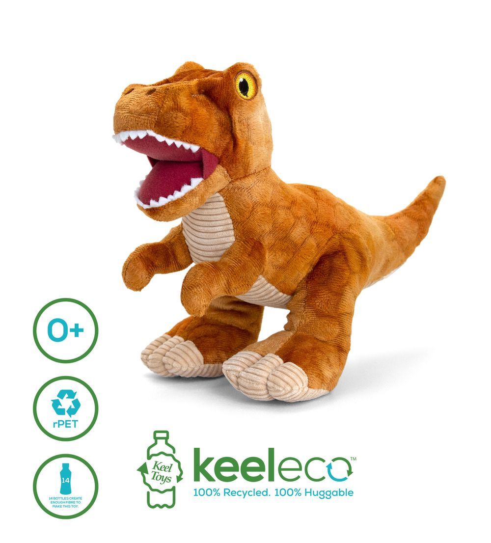 Keel Toys - Keeleco Dinosaurs 26cm 1pc - Style May Vary