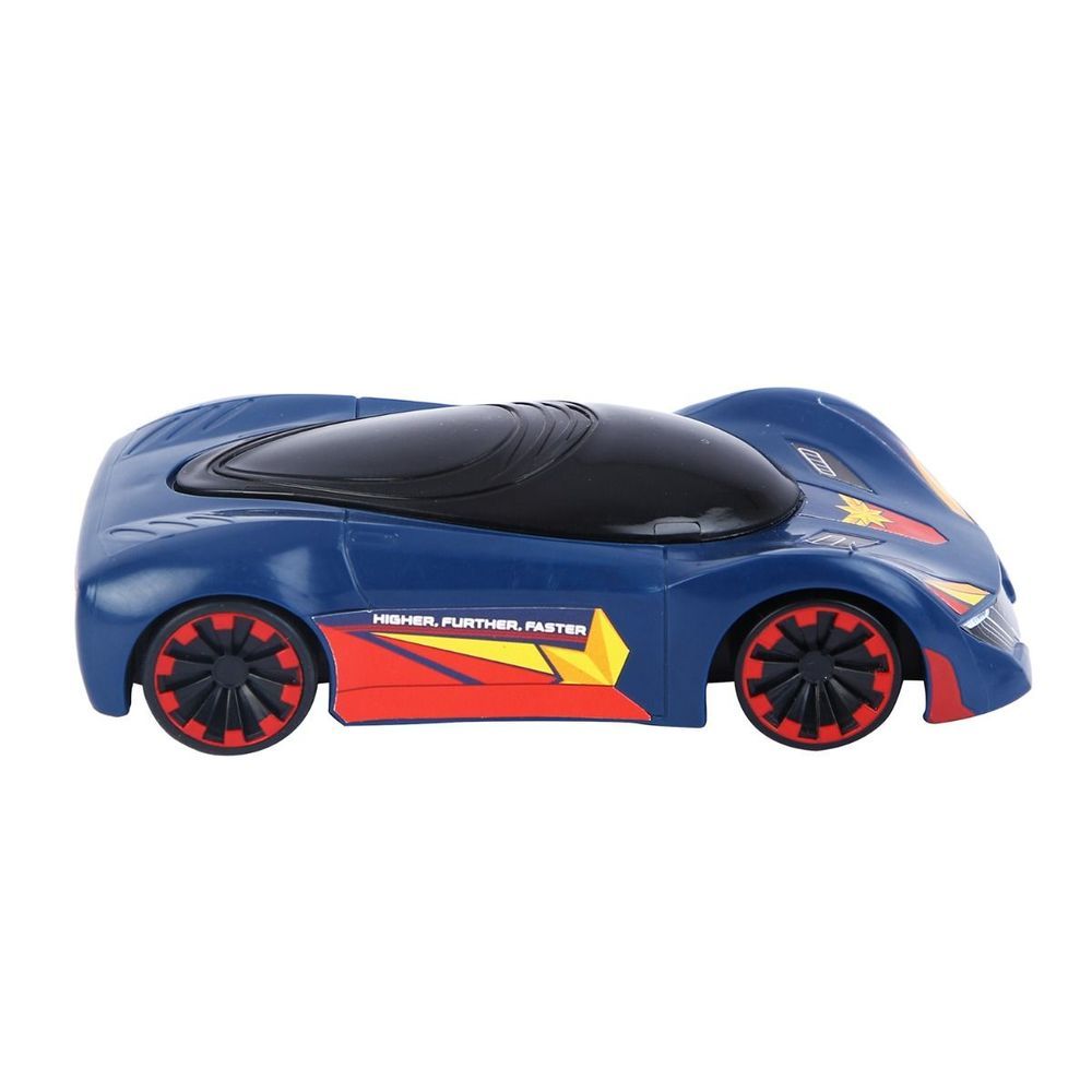 Marvel - Higher Further Faster Pull Back Racer Car - Captain Marvel