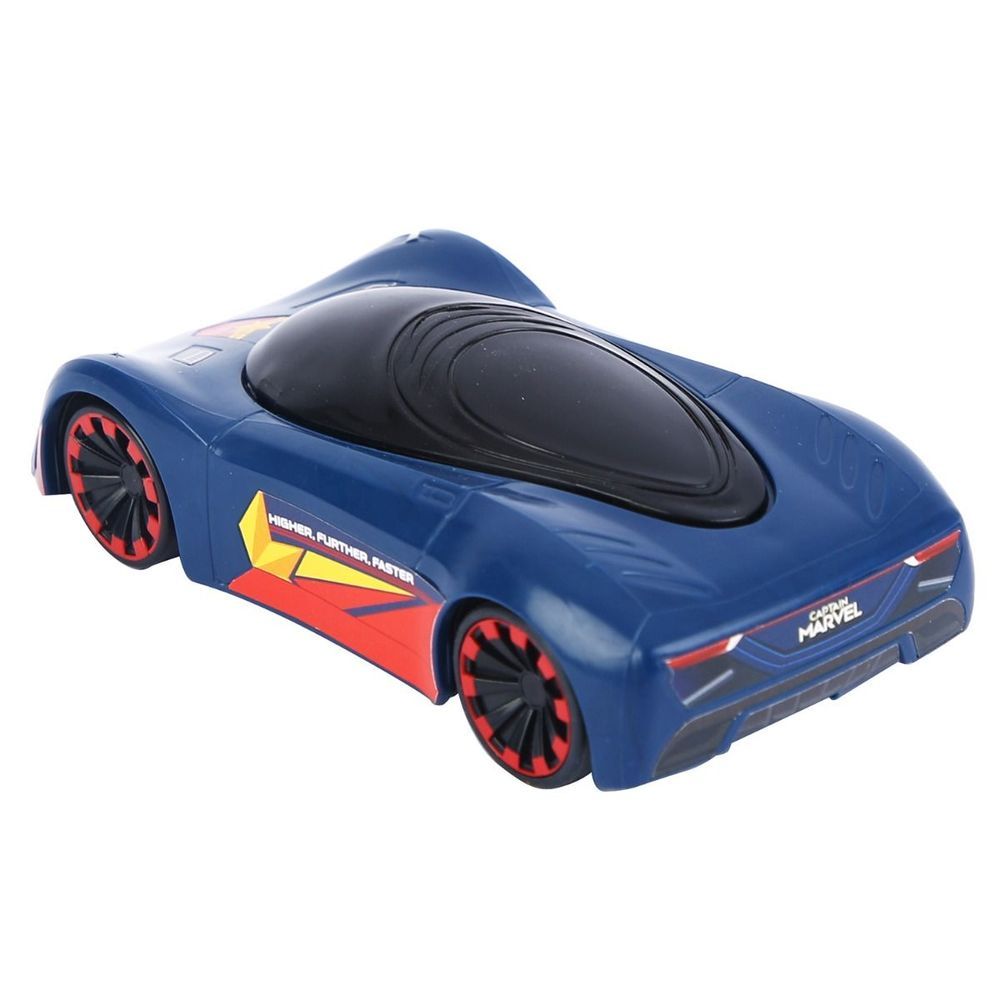 Marvel - Higher Further Faster Pull Back Racer Car - Captain Marvel