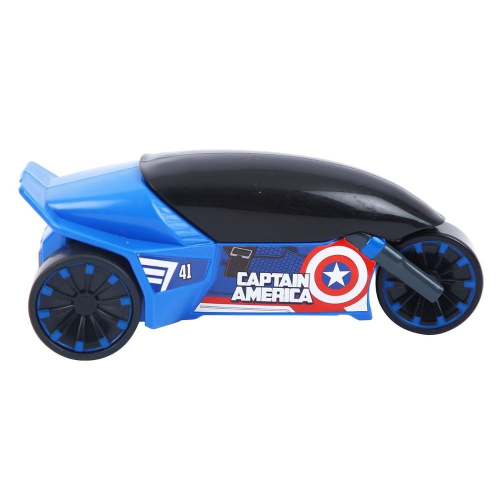 Marvel - 41 Pull Back Rider Car - Captain America