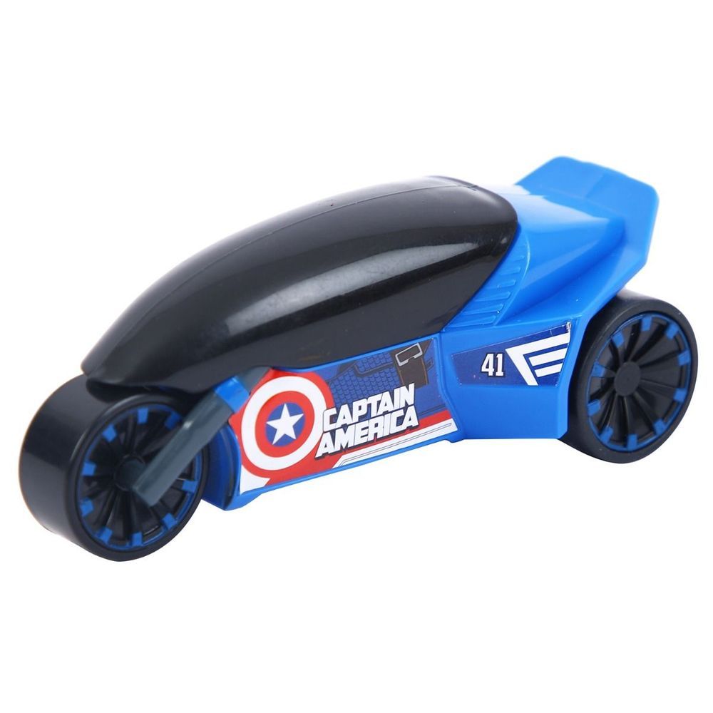 Marvel - 41 Pull Back Rider Car - Captain America