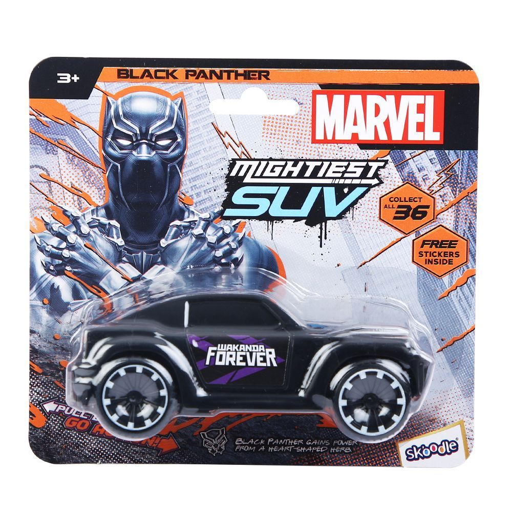 Marvel - Pull Back Mightiest SUV Car - Black Panther