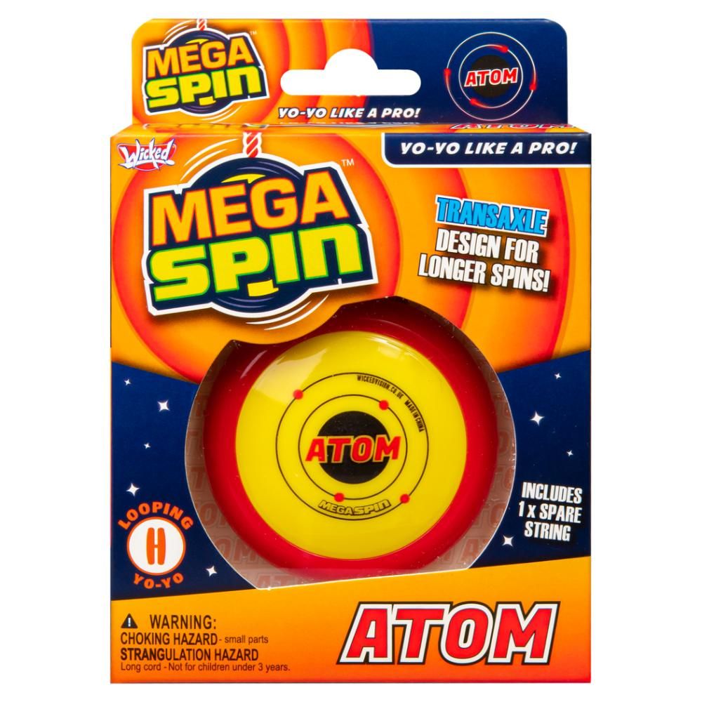 Wicked - Mega Spin Atom - Color May Vary - 1 Pc