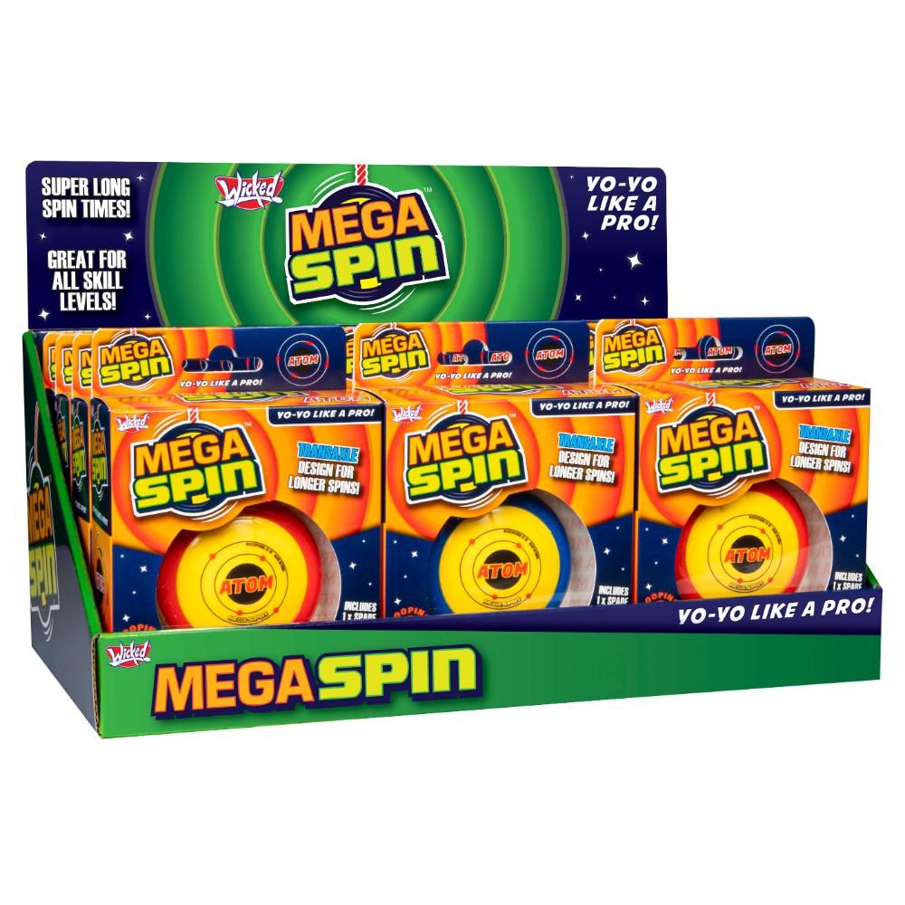 Wicked - Mega Spin Atom - Color May Vary - 1 Pc