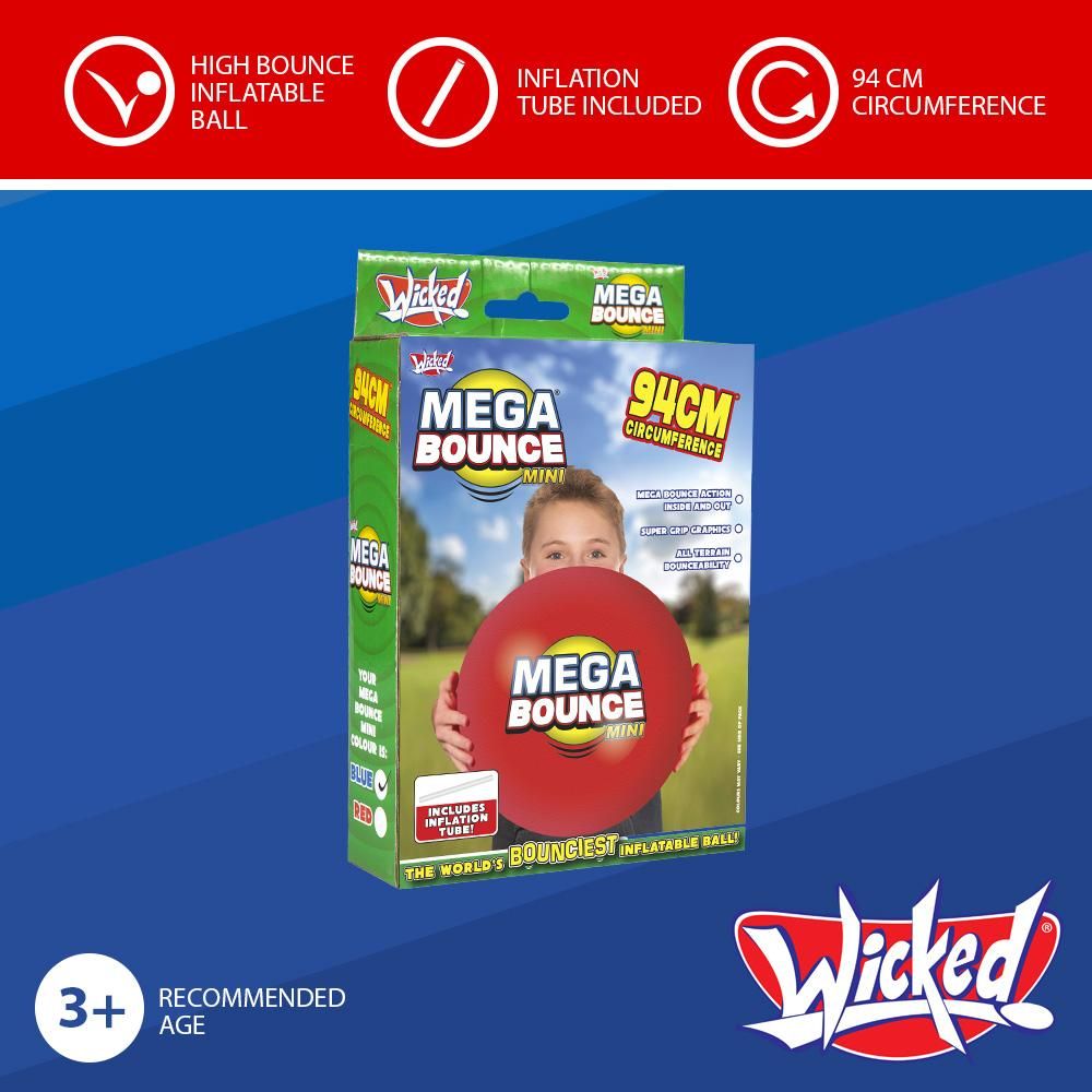 Wicked - Mega Bounce Mini - Color May Vary - 1 Pc