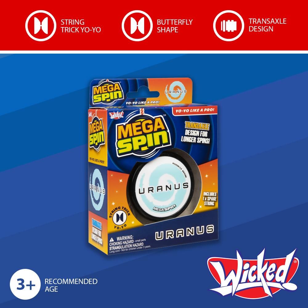 Wicked - Mega Spin Uranus - Color May Vary - 1 Pc