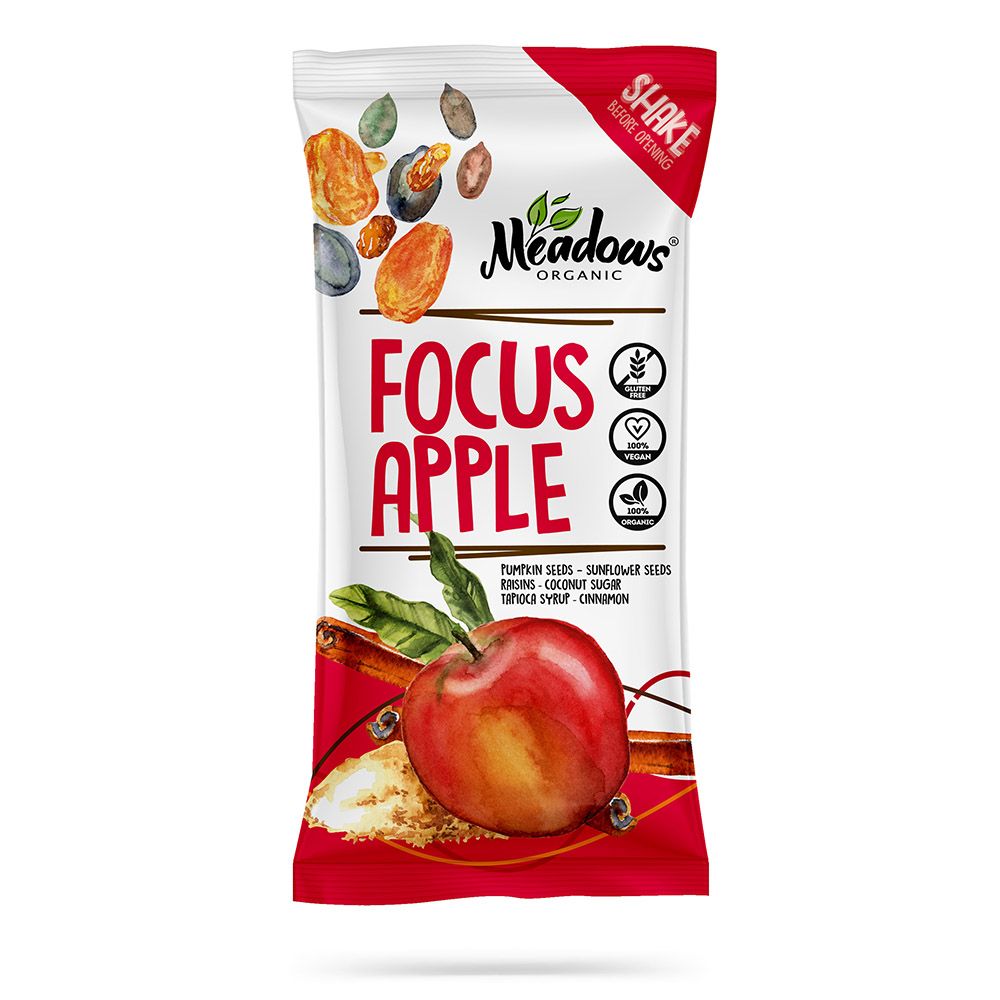 Meadows Organic - Focus Apple - 10 Pcs - 35 gm