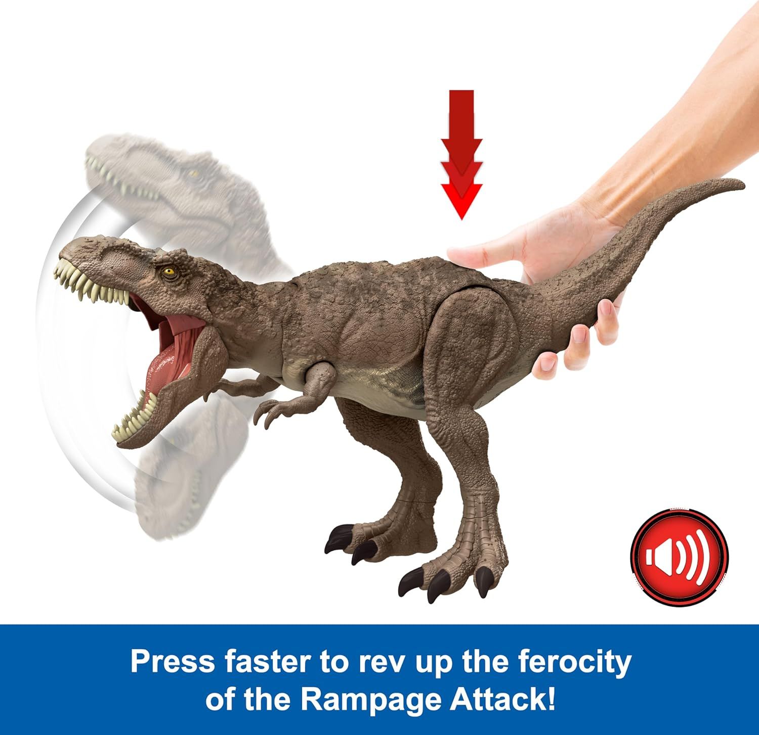 Jurassic World - Rex Dinosaur Action Figure Toy