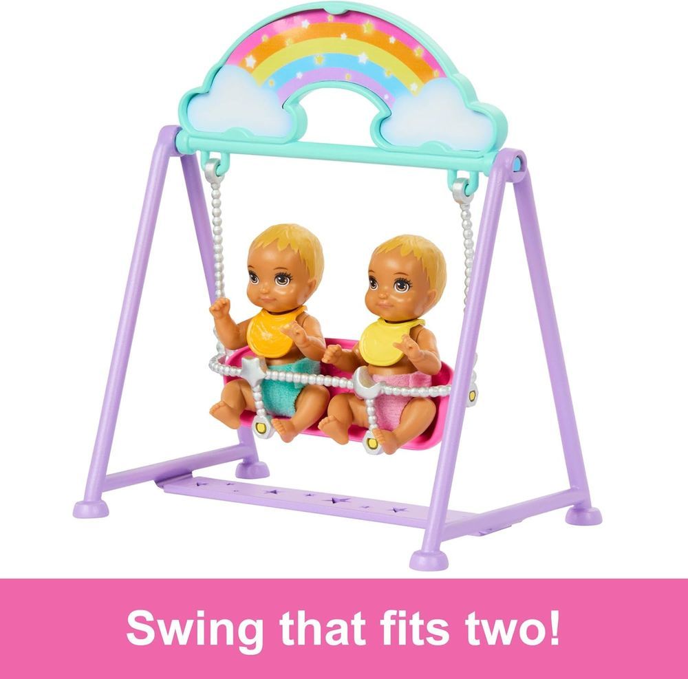 Barbie - Skipper Babysitters And Nursery Twinning Playset