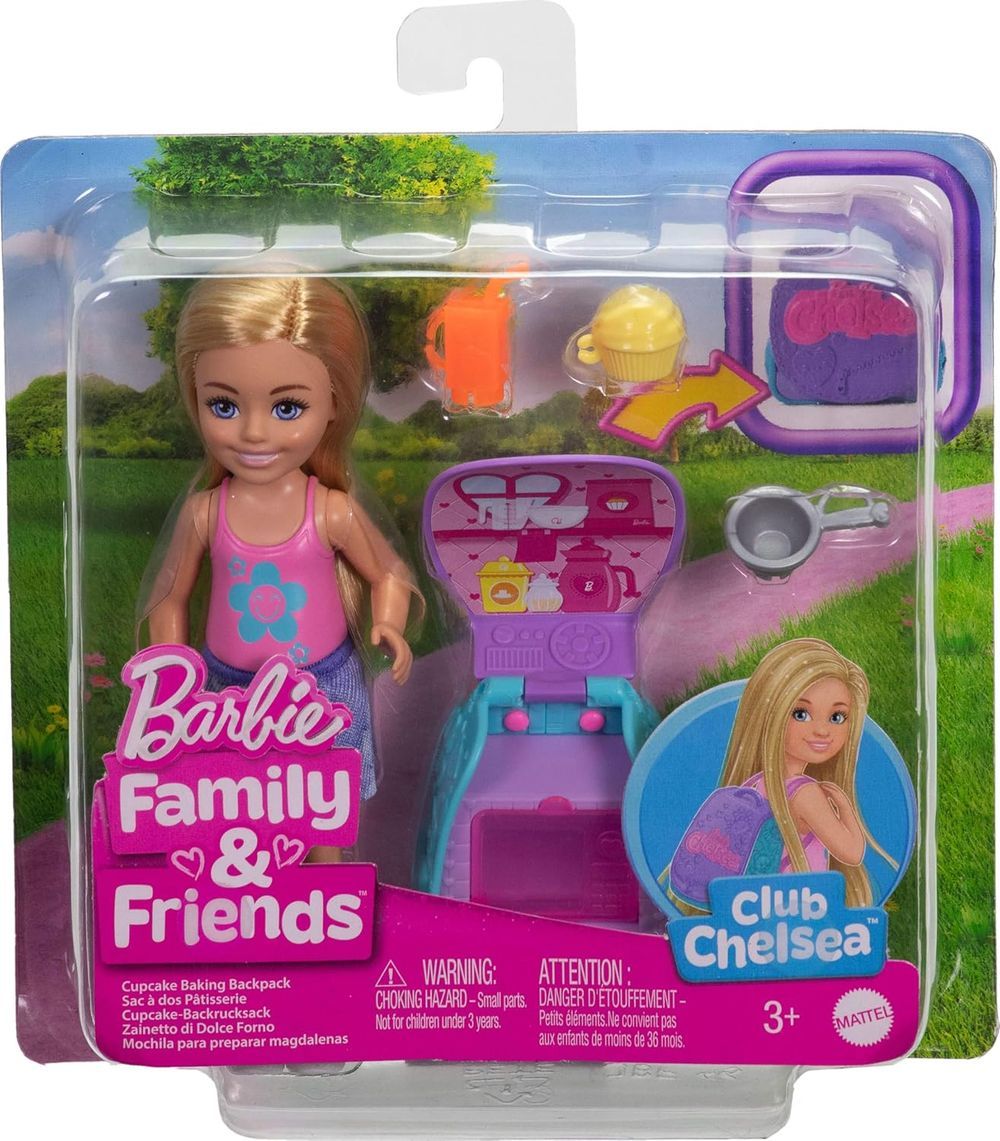 Barbie - Club Chelsea Backpack Surprise - Blonde Doll