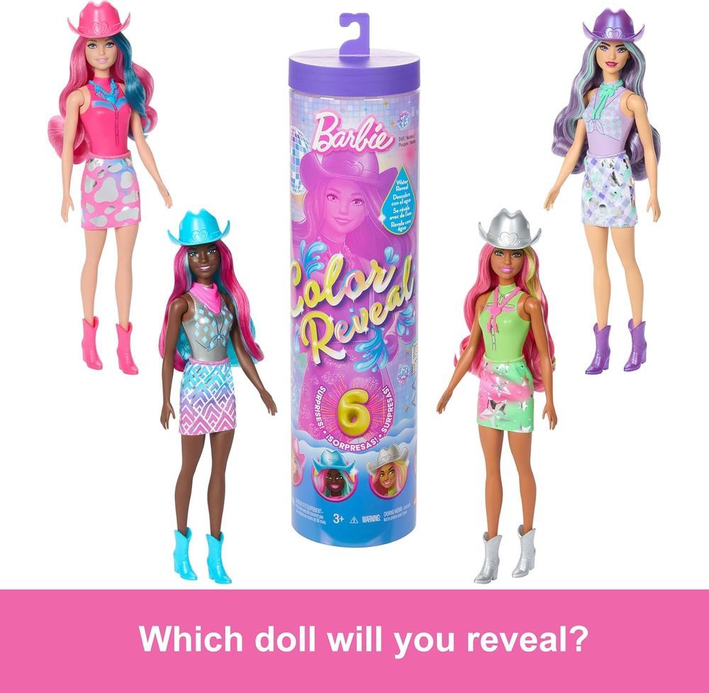 Barbie - Color Reveal Barbie Disco Star Series