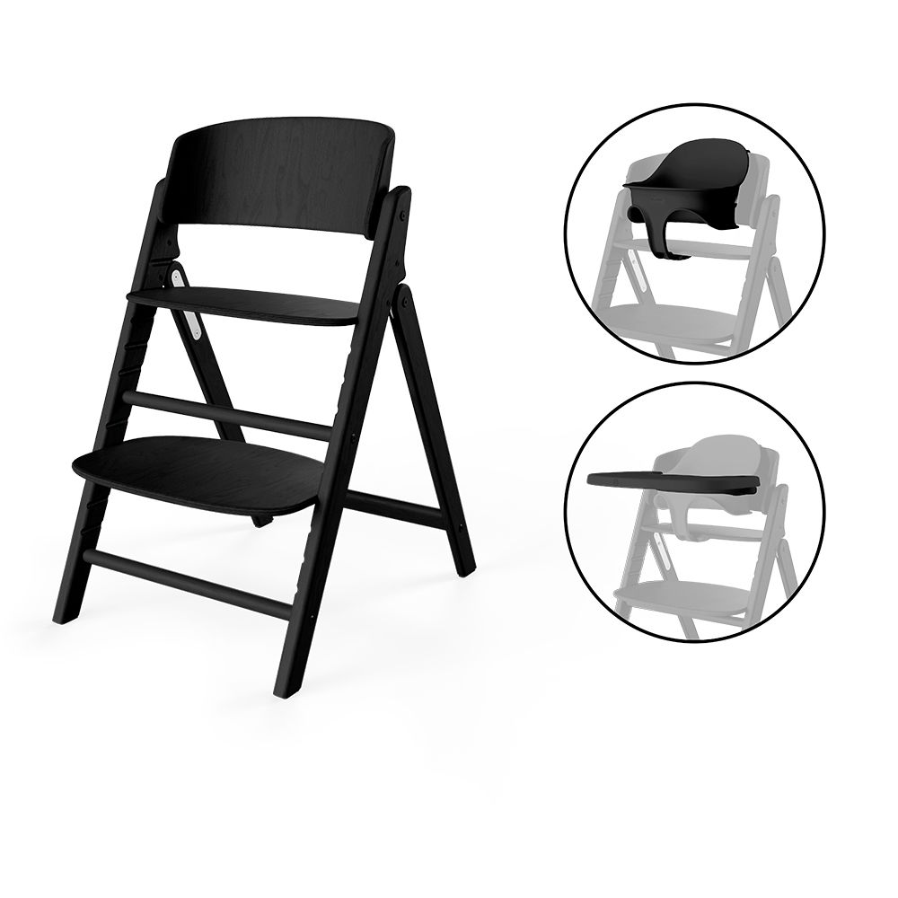 Cybex - Lemo 3-in-1 High Chair Set - Stunning Black