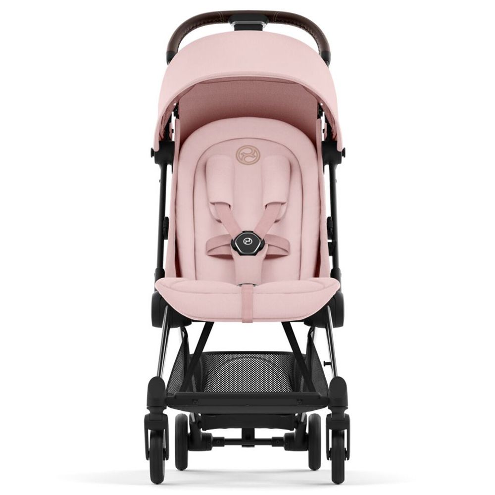 Cybex - Coya Matt Black Stroller - Peach Pink