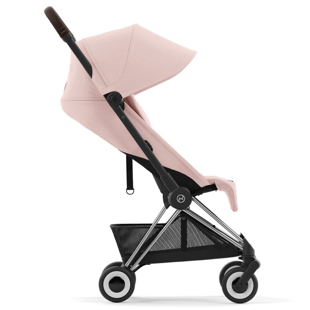 Cybex - Coya Matt Black Stroller - Peach Pink