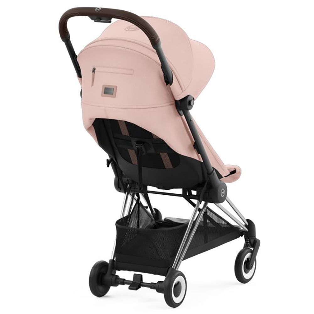 Cybex - Coya Matt Black Stroller - Peach Pink