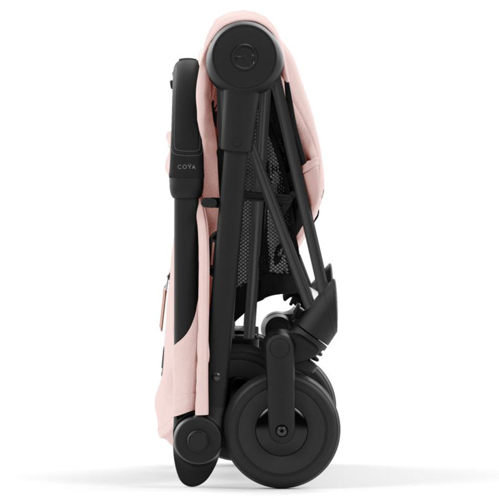 Cybex - Coya Matt Black Stroller - Peach Pink