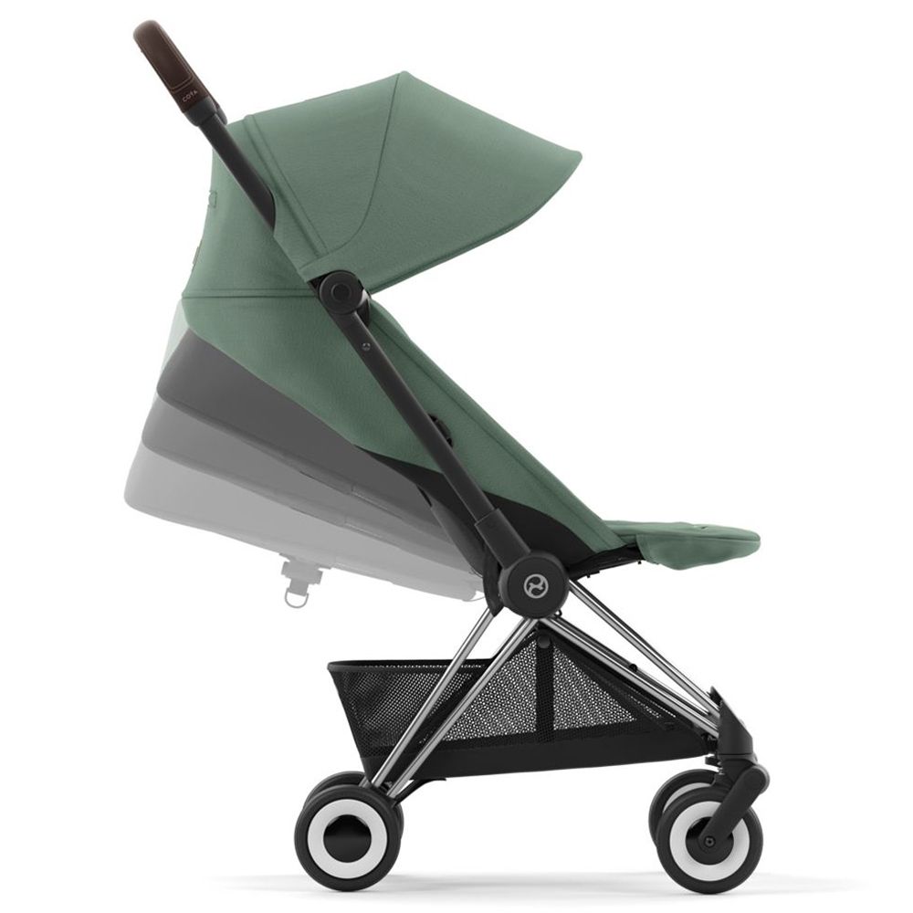 Cybex - Coya Matt Black Stroller - Leaf Green