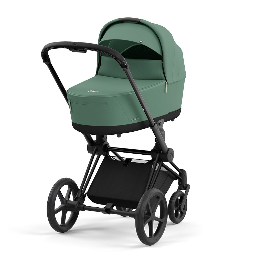 Cybex - Priam Lux Carry Cot - Leaf Green/Dark Green