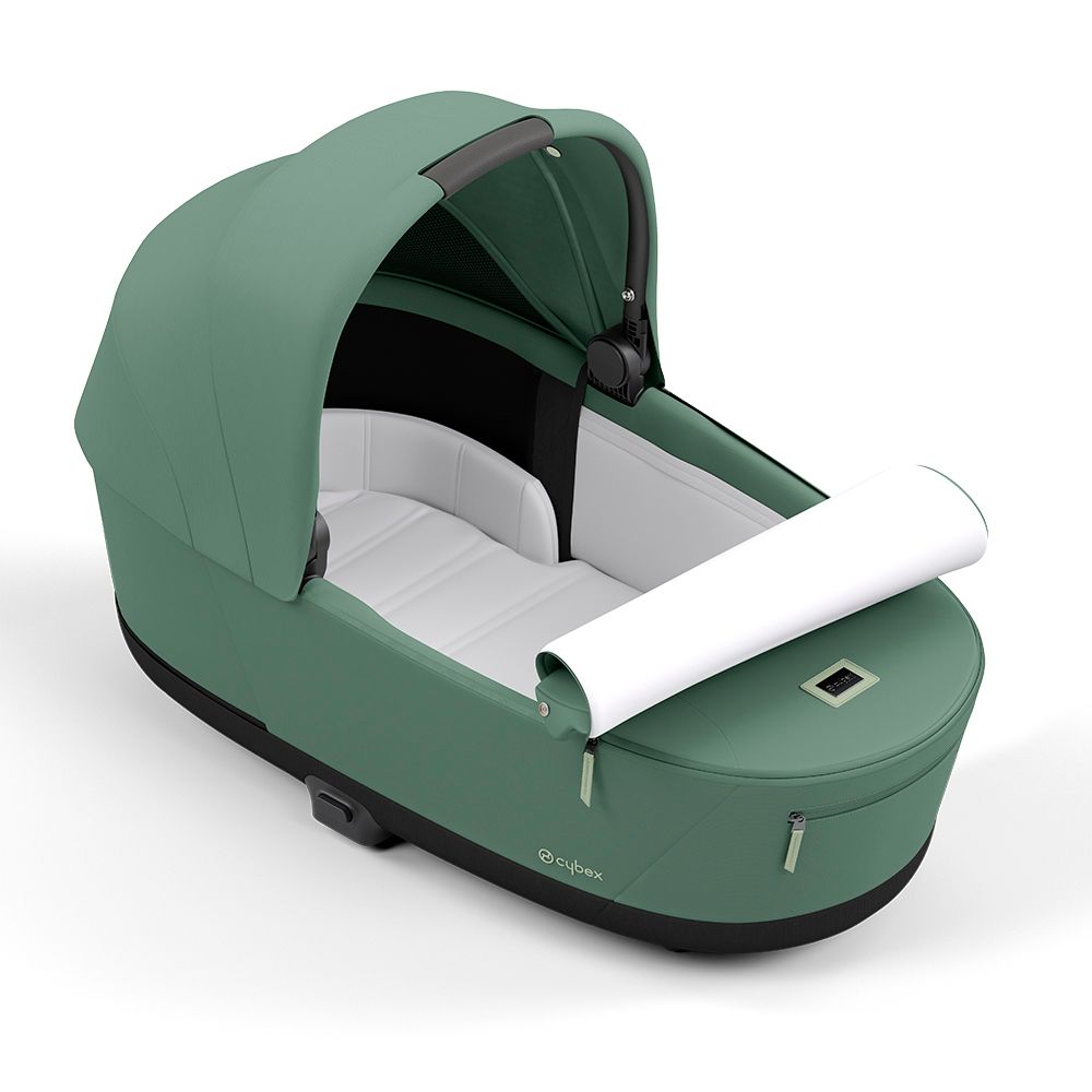 Cybex - Priam Lux Carry Cot - Leaf Green/Dark Green