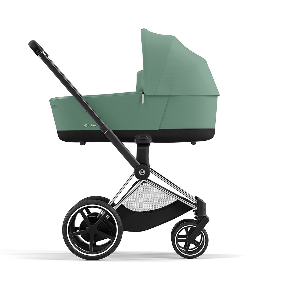 Cybex - Priam Lux Carry Cot - Leaf Green/Dark Green