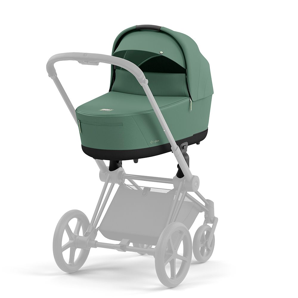 Cybex - Priam Lux Carry Cot - Leaf Green/Dark Green