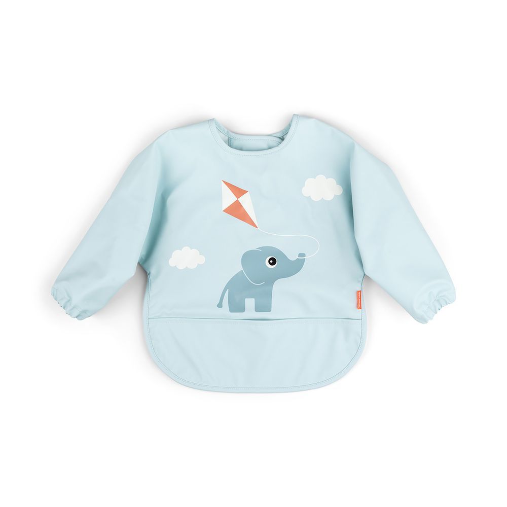 Done By Deer - Sleeved Pocket Bib Playground - Blue