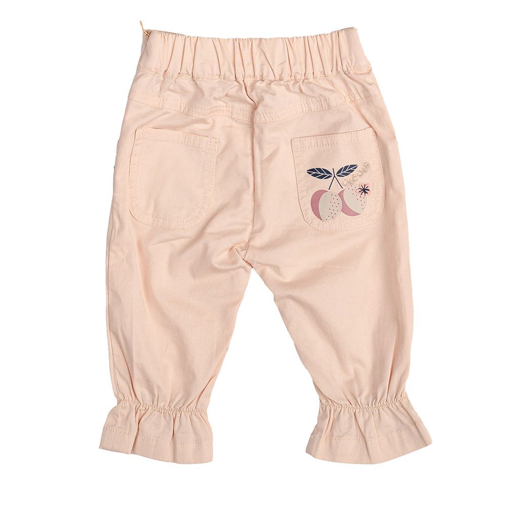 Ein Ghein - Baby Girl Khokh Wa Merjan Print Joggers - Beige