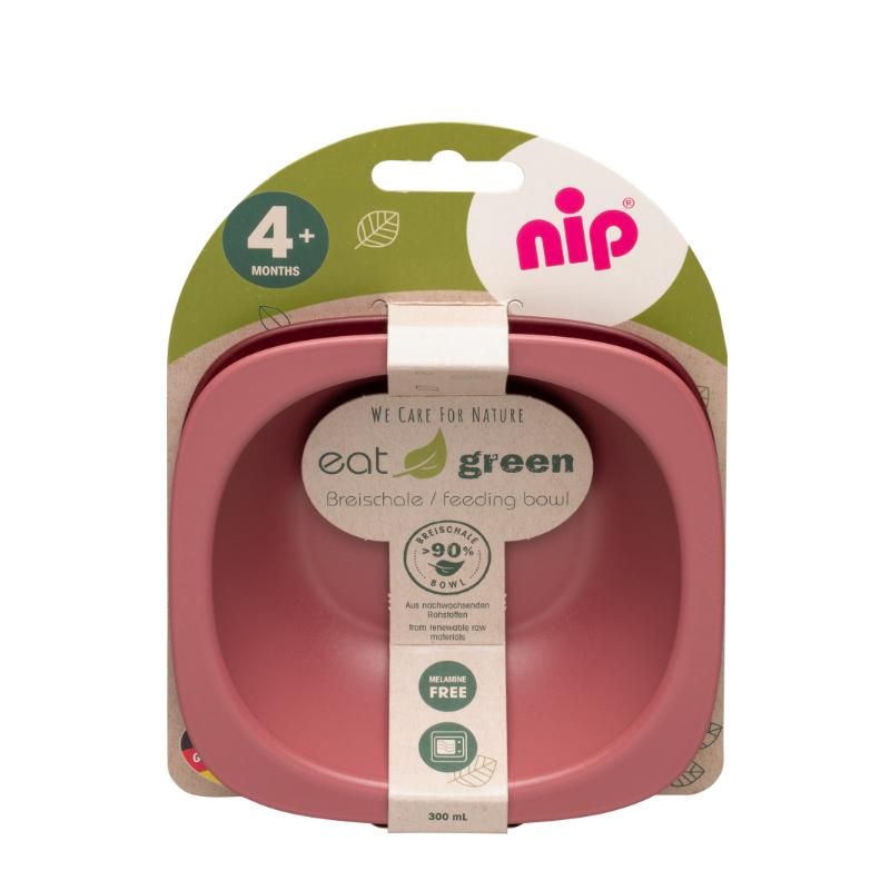 Nip - Stackable & Eco-Friendly Toddler Feeding Bowl 2pcs - Red