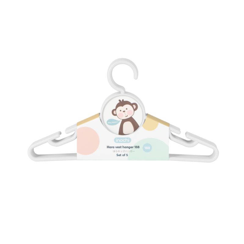 Inochi - Hara Baby Hanger Set - Pack of 2 - 10pcs - White