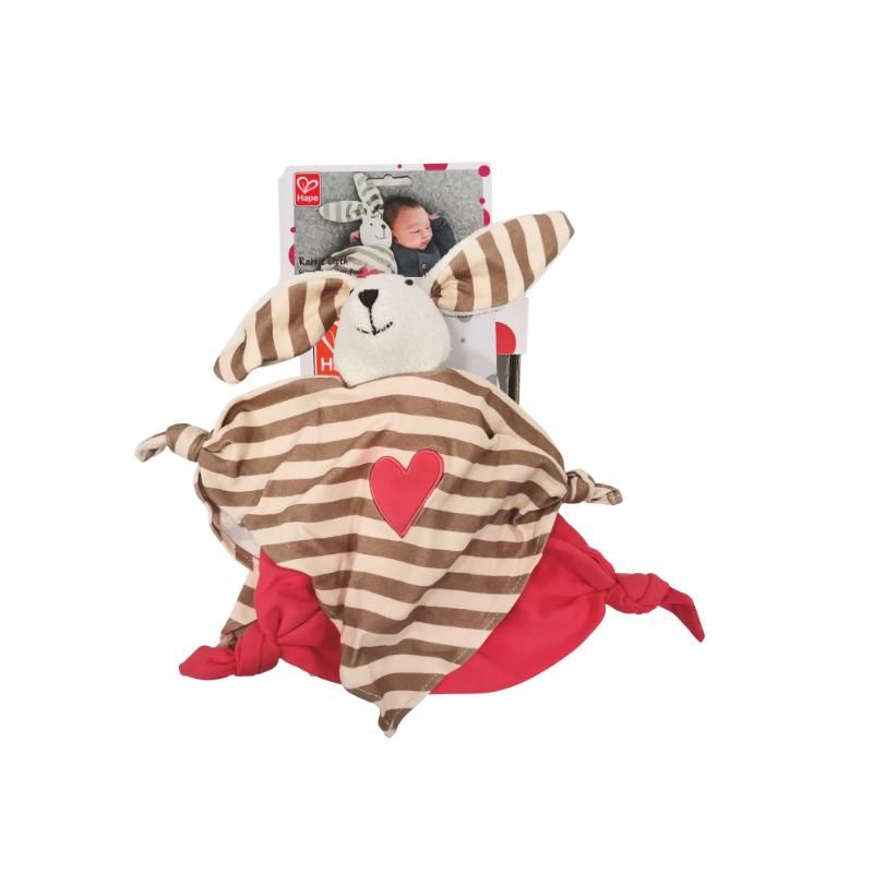 Hape - Cloth Doudou Baby Cuddle Comforter - Rabbit