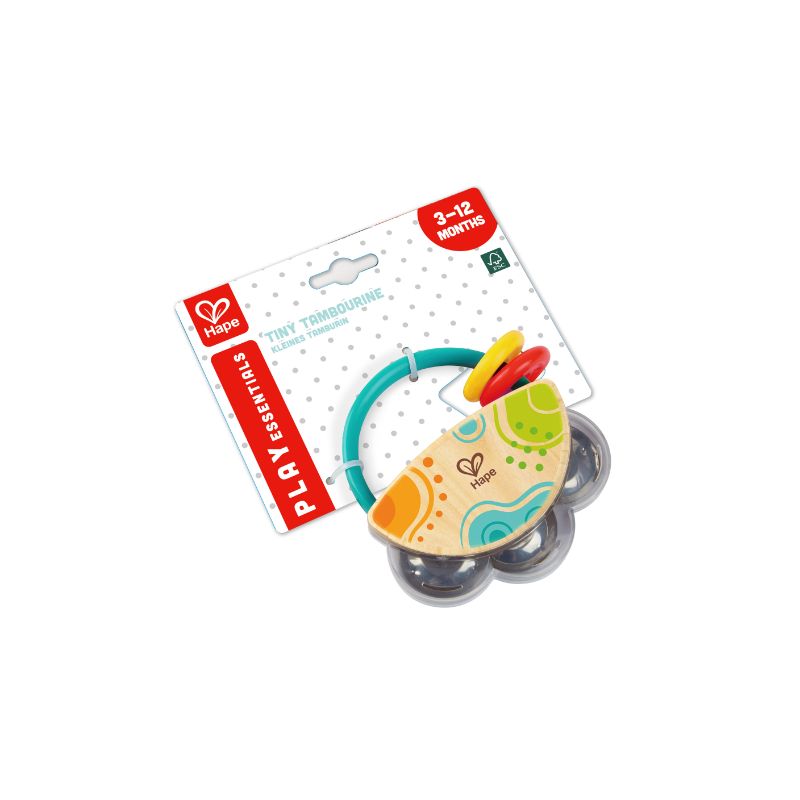 Hape - Tiny Tambourine - Multicolor