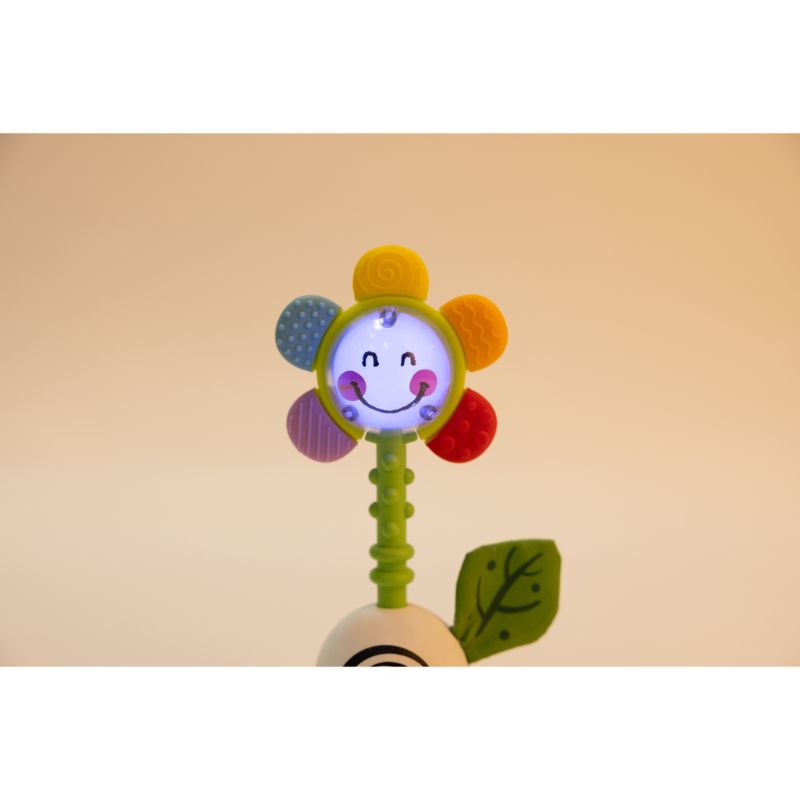 Hape - Shake And Sparkle Flower Rattle