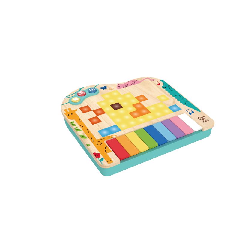 Hape - 3-in-1 Dynamic Pixel Piano With Lights Musical Instrument