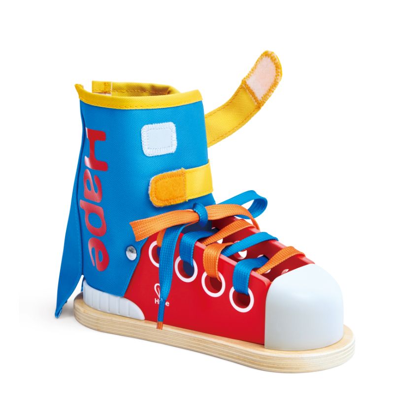 Hape - Lacing Sneaker - Learn To Tie A Shoe Educational Toy