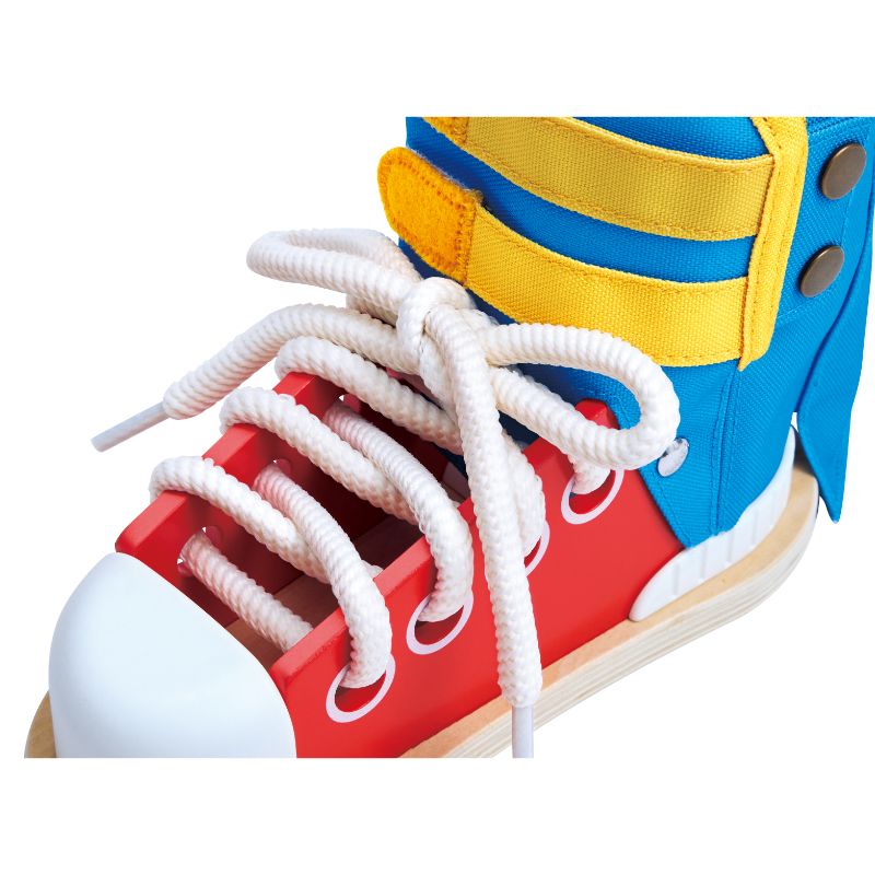 Hape - Lacing Sneaker - Learn To Tie A Shoe Educational Toy