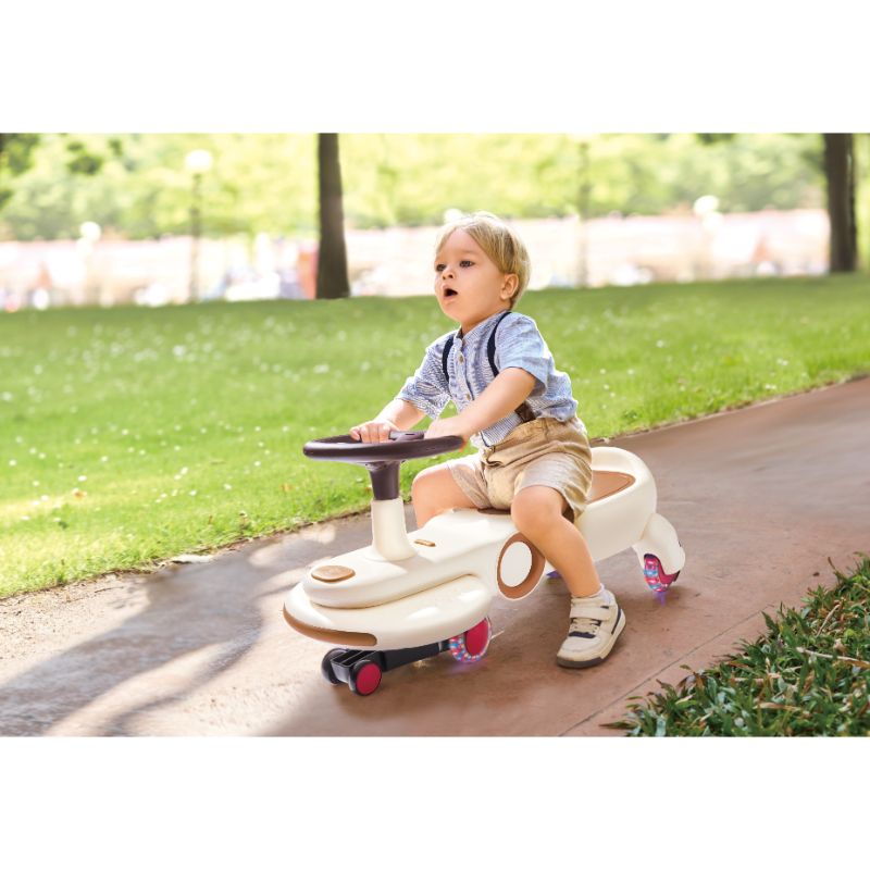 Hape - Wiggle And Giggle Car - White