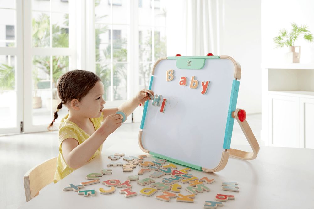 Hape - Wooden Magnetic Alphabet - 52pcs