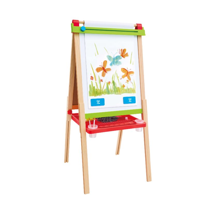 Hape - Little Artist's 4-In-1 Adjustable Height Double Sided Easel