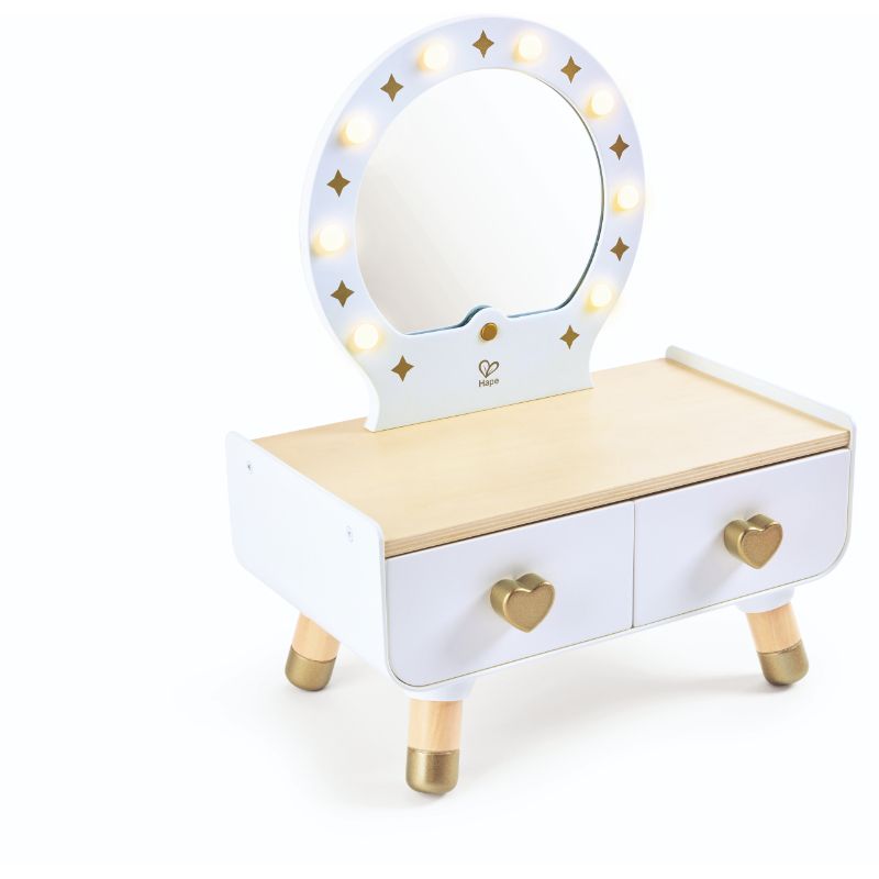 Hape - My Stylish Dressing Table Wooden Vanity For Girls 14-Piece Set