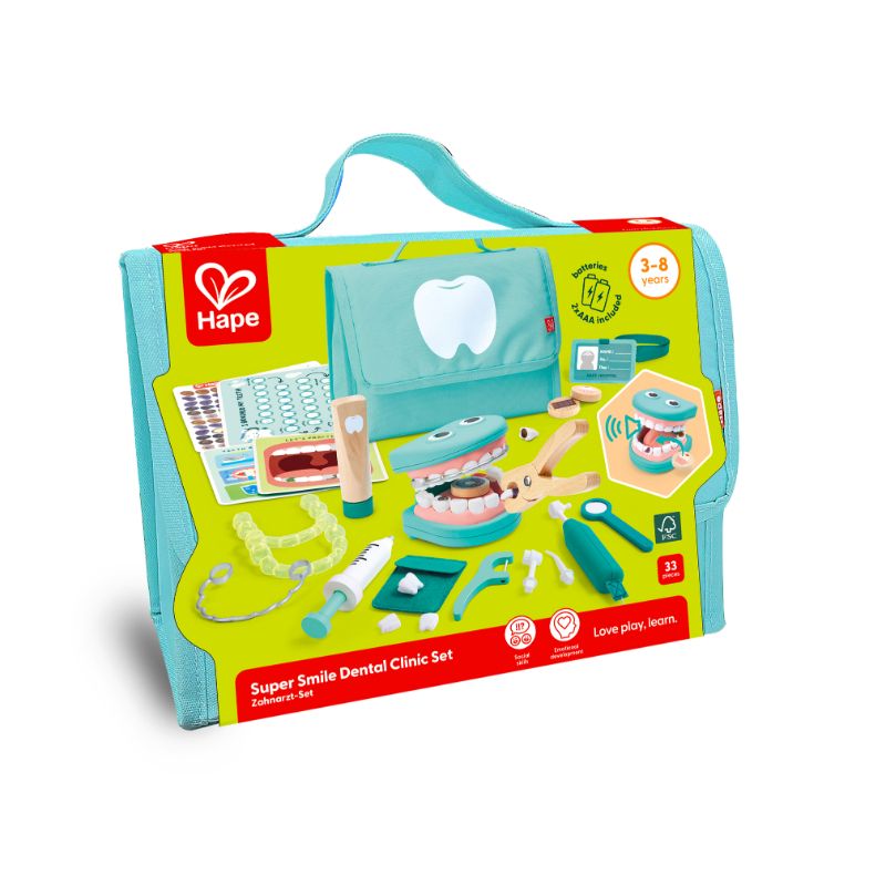 Hape - Role Play Super Smile Dental Clinic Set