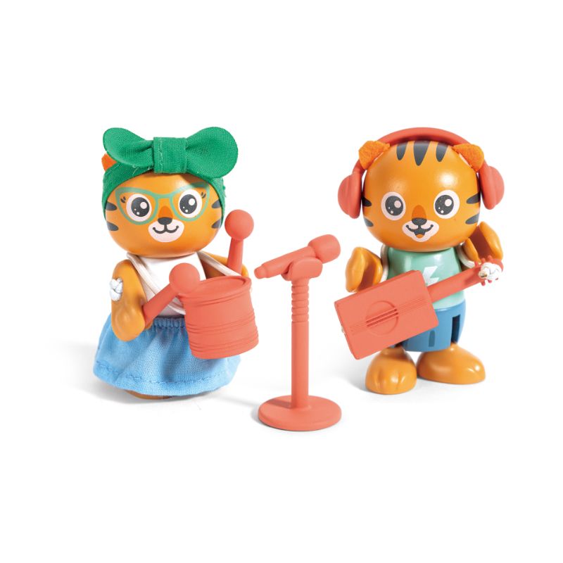 Hape - Green Planet Explorers Milo & Melody Figurine Playset - 11 Pcs