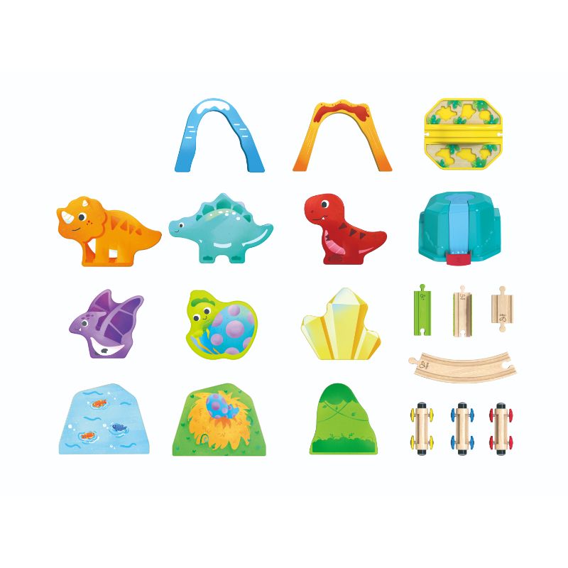 Hape - Dinosaur Train Bucket Set - 27 Pcs