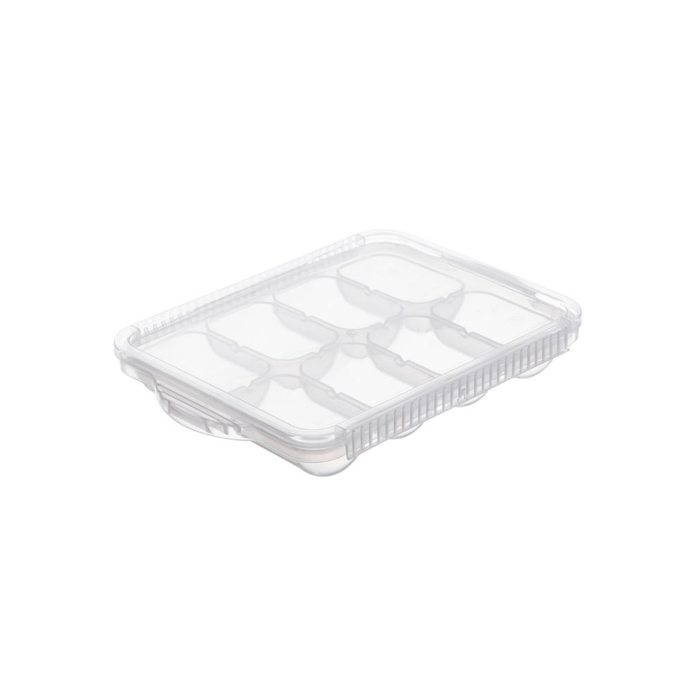 Inochi - Amori Baby Food Freezer Tray w/ Lid 8 Cubes - White