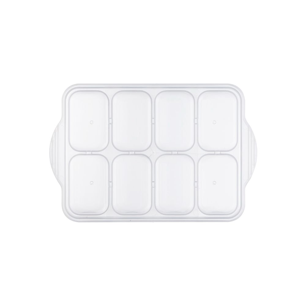 Inochi - Amori Baby Food Freezer Tray w/ Lid 8 Cubes - White