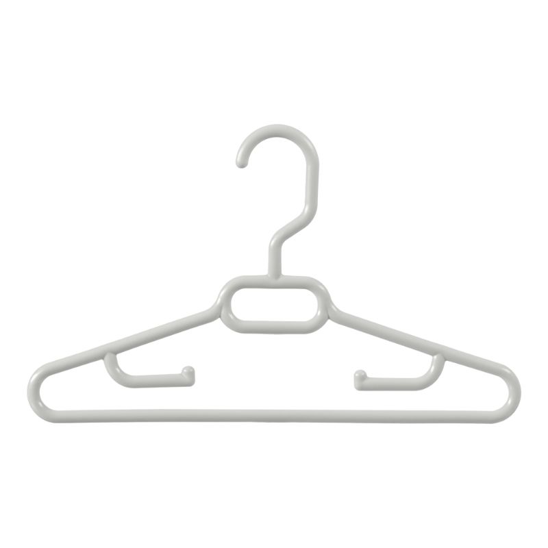 Inochi - Hara Baby Cloth Hanger - White - Pack of 10