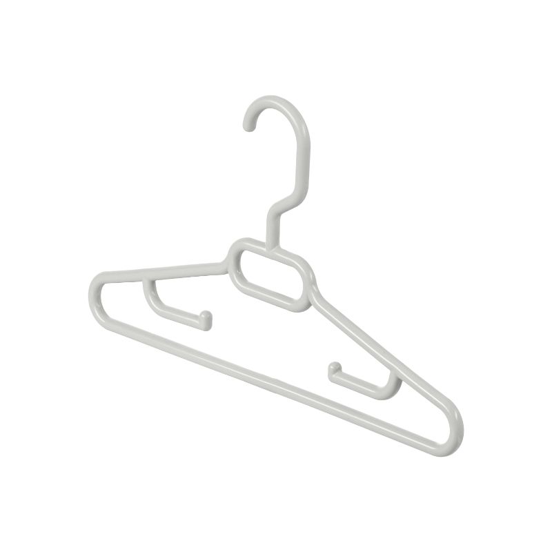 Inochi - Hara Baby Cloth Hanger - White - Pack of 10