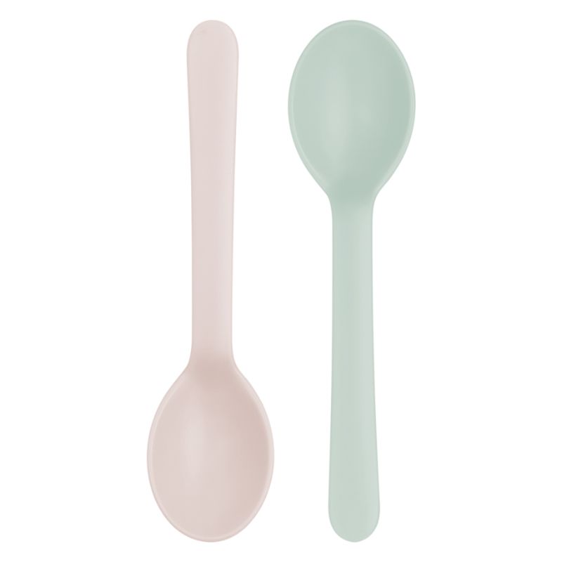 Inochi - Amori Spoons 4pc Set - Milky Orange, Light Blue, Light Pink, Tea Green