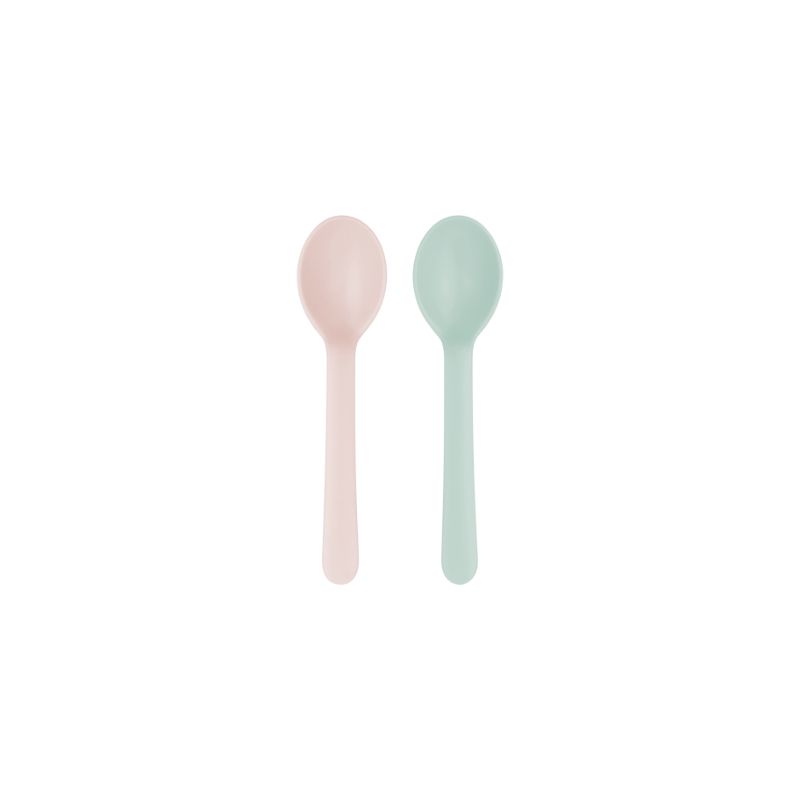 Inochi - Amori Spoons 4pc Set - Milky Orange, Light Blue, Light Pink, Tea Green