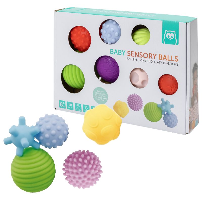 Eurekakids - Baby Sensory Balls Set - 10pcs