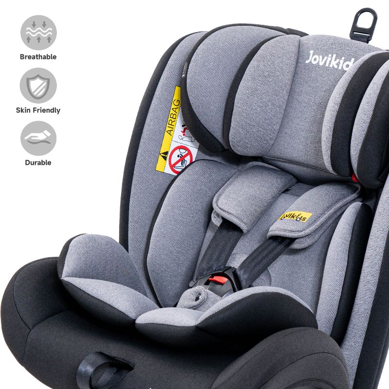 Jovikids - Angela Isofix Rotating Car Seat - Black